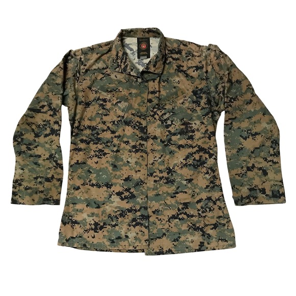 Short Bark Industries Other - Short Bark Industries USMC MARPAT Woodland Digital Camo Combat Jacket M-L